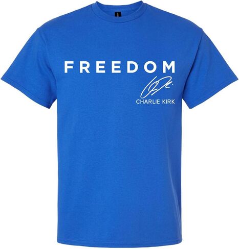 Trenz Shirt Company Men's Graphic T-Shirt – Freedom Signature Tribute Design in Saudi Arabia