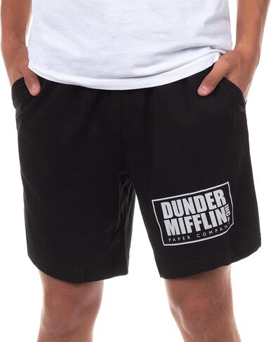 Bioworld The Office Sleep Shorts Men's Dunder Mifflin Paper Company Pajama Lounge Bottoms in Saudi Arabia