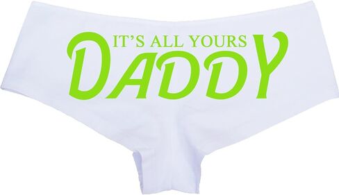 Knaughty Knickers - It's All Yours Daddy Boy Short Panties - For Daddy's Girl Princess - CGL DDLG Boyshort Underwear in Saudi Arabia