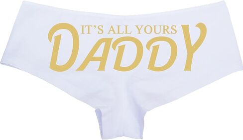 Knaughty Knickers - It's All Yours Daddy Boy Short Panties - For Daddy's Girl Princess - CGL DDLG Boyshort Underwear in Saudi Arabia