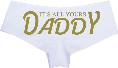 Knaughty Knickers - It's All Yours Daddy Boy Short Panties - For Daddy's Girl Princess - CGL DDLG Boyshort Underwear in Saudi Arabia