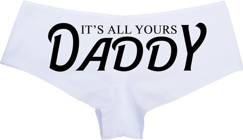 Knaughty Knickers - It's All Yours Daddy Boy Short Panties - For Daddy's Girl Princess - CGL DDLG Boyshort Underwear in Saudi Arabia