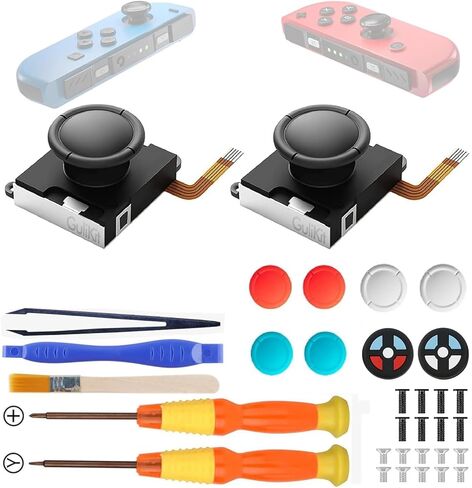 GuliKit Switch JoyCon Joystick Replacement, TMR Joystick, Updated Anti-Drift TMR Electromagnetic Joystick For Switch LCD/OLED Joy Con & Switch Lite in Kuwait