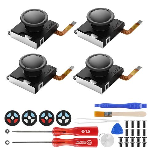 GuliKit Switch JoyCon Joystick Replacement, TMR Joystick, Updated Anti-Drift TMR Electromagnetic Joystick For Switch LCD/OLED Joy Con & Switch Lite in Kuwait