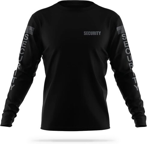 Security Utility Long Sleeve Security Shirt - USA Patriotic Shirt - Durable Breathable Moisture Wicking in Saudi Arabia