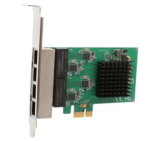 IO CREST PCIe to 8 Ports Gigabit Ethernet Network Adapter, Supports Windows 11/10/8.1/8/7, Win Server 2022/2019/2016, Linux in Kuwait