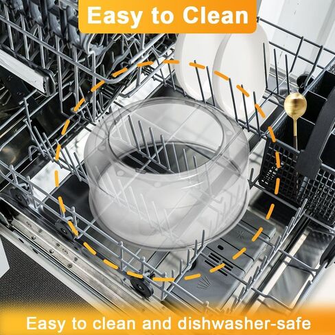 قبة القوة لـ Nuwave Pro Plus الفرن وفرن النخبة ، ودرجة حرارة عالية وتأثير مقاومة ، واضحة ، قبة فرن العنبر الصافية in Kuwait
