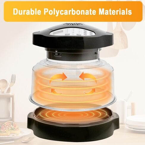 قبة القوة لـ Nuwave Pro Plus الفرن وفرن النخبة ، ودرجة حرارة عالية وتأثير مقاومة ، واضحة ، قبة فرن العنبر الصافية in Kuwait