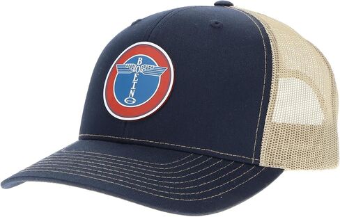 Boeing Round Logo Velocity Trucker Hat - Red/White/Blue in Kuwait