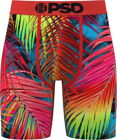 PSD Men's Mystic Palms Boxer Brief, Multi, XL in Saudi Arabia