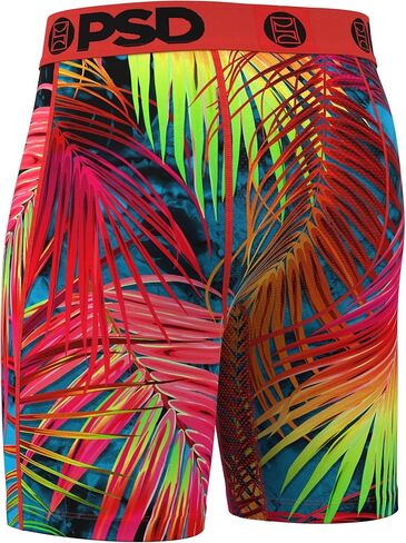 PSD Men's Mystic Palms Boxer Brief, Multi, XL in Saudi Arabia