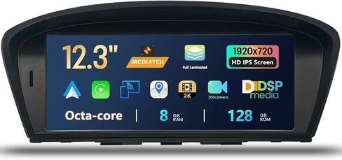 8.9 Inch CarPlay for BMW 3 5 Series E60 E61 E63 E64 E90 E91 E92 CCC 2005-2008 Andriod Auto Radio Upgrade Touch Screen Car Stereo Multimedias Player Dsp Linux System 2005-2008 in Saudi Arabia