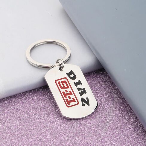 FAADBUK 911 TV Show Gift Eddie Diaz Fan Gift Diaz Lover Gift Diaz Keychain for TV Fan in Saudi Arabia