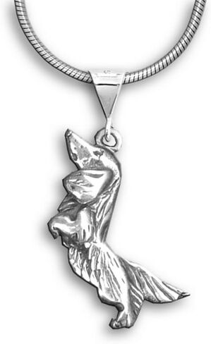 Dachshund Pendant Jewelry for Women – Long haired Dachshund Pendant for Necklace – Handcrafted in the USA – Dachshund Wirehaired in Saudi Arabia