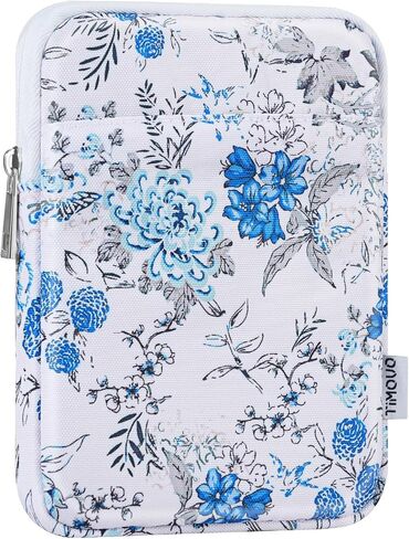 TiMOVO 6-7 Inch Sleeve Case for All-New Kindle Paperwhite and Kindle Colorsoft Signature Edition, Kindle E-Reader/Kindle Oasis Protective Sleeve Cover Pouch Bag Carrying Case, Cloud Peacock Blue in Kuwait