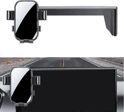 Car Phone Holder for Honda Civic 2025 2024 2023 2022 Accessories 9" Screen Fixed Clip Cell Phone Mount Auto Lock Hands-Free 360 Degree Rotation Dash Phone Holder Stand for All Phones in Saudi Arabia