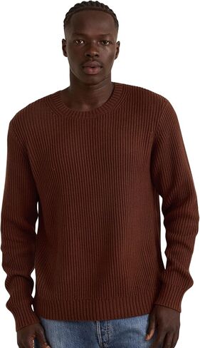 Organic Basics Men's Soft Knit Chunky Crewneck Sweater in Saudi Arabia