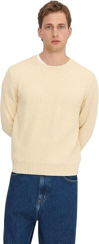 Organic Basics Men's Soft Knit Chunky Crewneck Sweater in Saudi Arabia