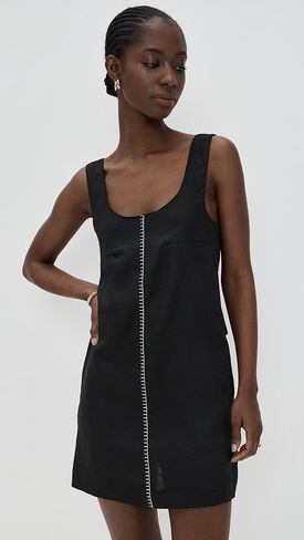 Little Lies Women's Embroidery Stitch Short Dress in Kuwait