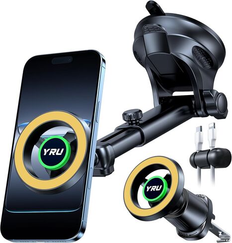 YRU Powerful Magnetic Car Phone Mount, for MagSafe Car Mount in Saudi Arabia