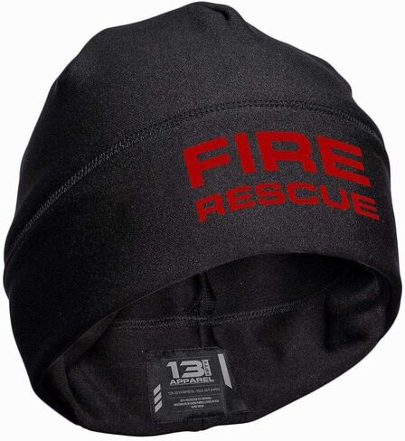FIRE Rescue Utility Beanie - USA Gear - Poly-Spandex Blend for Stretch-Fit Comfort - Unisex Hi-Vis Winter Hat in Saudi Arabia