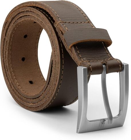 Hide & Drink, Classic Belt with Hidden Pocket for Men, Bachelor Accessories, Full Grain Leather, Handmade in Saudi Arabia