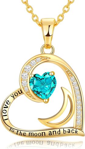 Heart Gold Necklace for Women Birthday Gifts for wife Jewelry for Wife Necklace for Girlfriend Mom Daughter Gold Jewelry for Women in Kuwait