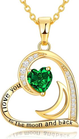 Heart Gold Necklace for Women Birthday Gifts for wife Jewelry for Wife Necklace for Girlfriend Mom Daughter Gold Jewelry for Women in Kuwait