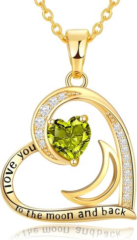 Heart Gold Necklace for Women Birthday Gifts for wife Jewelry for Wife Necklace for Girlfriend Mom Daughter Gold Jewelry for Women in Kuwait
