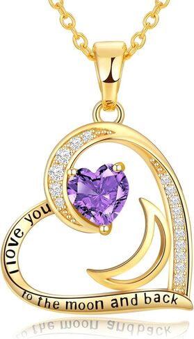 Heart Gold Necklace for Women Birthday Gifts for wife Jewelry for Wife Necklace for Girlfriend Mom Daughter Gold Jewelry for Women in Kuwait