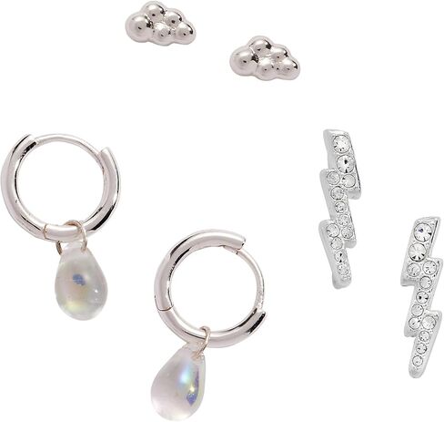Alex and Ani Cloud, Lightening Bolt and Rain Drop Bangle Set of 3 in Saudi Arabia