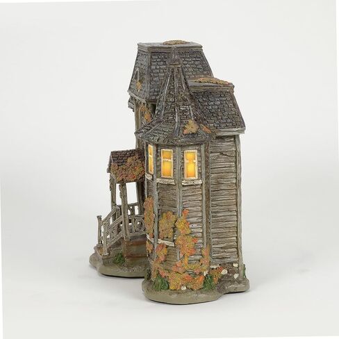 Department 56 Fright Avenue Village IT The Neibolt House and Pennywise in Spider Form Lit Building and Figurine Set, 7 Inch, Multicolor in Saudi Arabia