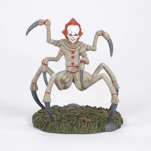 Department 56 Fright Avenue Village IT The Neibolt House and Pennywise in Spider Form Lit Building and Figurine Set, 7 Inch, Multicolor in Saudi Arabia