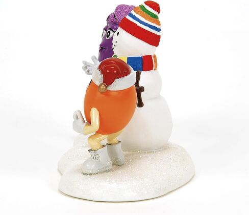Department 56 North Pole Village Accessories M&M's Snowman Got Your Nose Figurine, 3.11 Inch, Multicolor in Saudi Arabia
