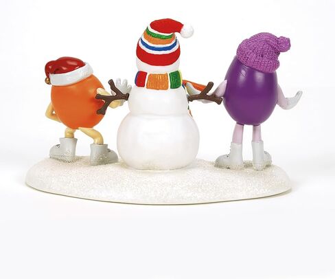 Department 56 North Pole Village Accessories M&M's Snowman Got Your Nose Figurine, 3.11 Inch, Multicolor in Saudi Arabia