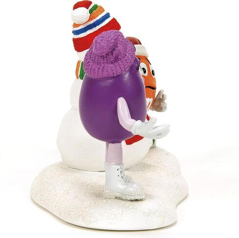 Department 56 North Pole Village Accessories M&M's Snowman Got Your Nose Figurine, 3.11 Inch, Multicolor in Saudi Arabia
