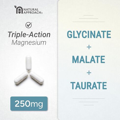 High Absorption Magnesium Complex with Glycinate, Malate & Taurate - Premium Magnesium Supplement for Sleep, Relaxation, Leg Cramps & Stress Relief - 100% Chelated & Easy On The Gut - 90 Capsules in Saudi Arabia