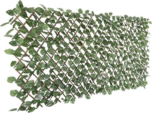 Windscreen4less Artificial Expandable Ivy Leaf Faux Leaves Privacy Fence Screen for Outdoor Indoor Backyard Patio Balcony (Double Sided Leaves, 1 Pack) in Kuwait