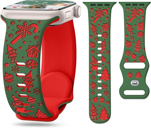 Halloween Silicone Band for Apple Watch Bands 41mm 40mm 42mm(Series 10) 38mm iWatch Bands Series 10 9 8 7 SE 6 5 4 3 for Women Men, Fancy Dressy Cute Holiday Pumpkin Bat Replacement Strap-A in Kuwait