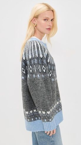 [BLANKNYC] Womens Hot Take Jaquard Cardigan Sweater in Saudi Arabia