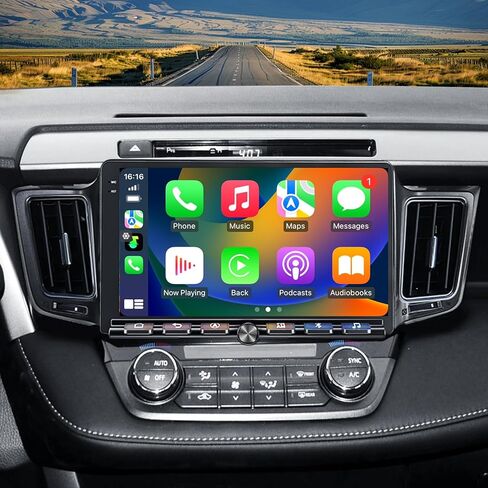 أحدث [4+32G] ستيريو راديو السيارة لـ Toyo-ta RAV4 2006-2012، مع [منفذ USB ونوع C] شاشة لمس 10.1 بوصة بلوتوث 5.0 نظام تحديد المواقع العالمي (GPS) راديو 4G WiFi [زر سبعة ألوان]، مع كاميرا احتياطية DSP EQ AHD in Kuwait