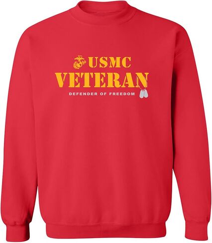 Zerogravitee USMC المدافع المخضرم عن الحرية Crewneck Sweatshirt in Saudi Arabia