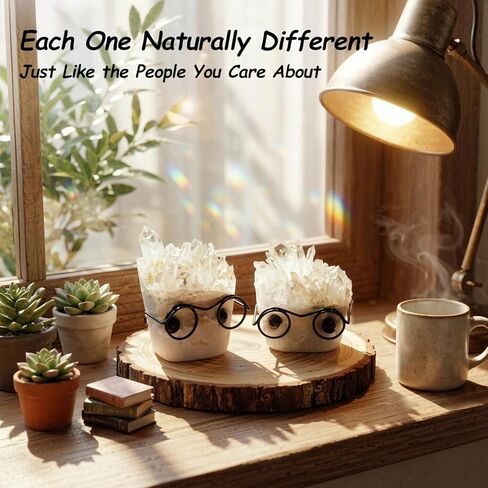 Natural Crystal Hedgehog Pet Rock, Mystery Quartz Healing Crystal Buddy Punk Desk Decor, Cute Rock Collectors Gift for Coworkers, Friends, Birthday, White Elephant & Christmas in Saudi Arabia