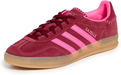adidas Womens Gazelle Indoor Lace Up Sneakers Shoes Casual - Pink in Saudi Arabia
