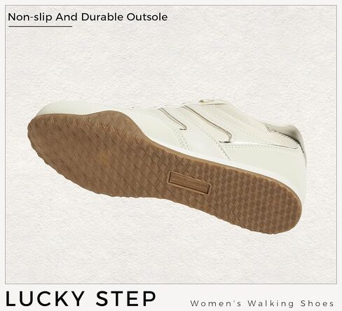 LUCKY STEP للنساء أحذية رياضية على الموضة نعل رفيع كاجوال أحذية شمواه صناعي نايلون خفة الوزن أحذية رياضية كلاسيكية المشي تنس تمرين نادي رياضي in Saudi Arabia