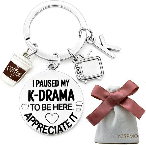 K-Drama Lover Keychain Korean Gifts for Christmas Graduation Birthday Funny Gift Ideas for K Drama Lovers Fans Teen Girl Korean Group Enthusiast K Drama Gifts for South Korea Trip K-Pop Jewelry in Saudi Arabia