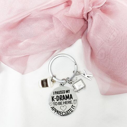 K-Drama Lover Keychain Korean Gifts for Christmas Graduation Birthday Funny Gift Ideas for K Drama Lovers Fans Teen Girl Korean Group Enthusiast K Drama Gifts for South Korea Trip K-Pop Jewelry in Saudi Arabia
