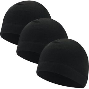 Unisex Winter Skull Cap, Men Fleece Beanie Winter Watch Hat Warm Polar Beanie Cap, Windproof Skiing Outdoor Warm Ski Hat in Kuwait