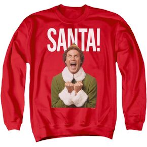سويت شيرت Popfunk Classic Elf Christmas Saaaaaanta للبالغين من الجنسين برقبة دائرية in Kuwait