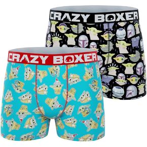 CRAZYBOXER Men's Underwear The Mandalorian Resistant Boxer Brief Original (2 PACK) in Kuwait